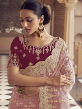 Womens Premium Fashion Ethnic Pink Color Saree-MLSHWSA2126PNK0ONE